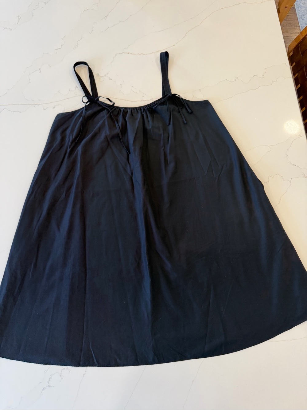 Vintage GAP Black Spaghetti Strap Swing Mini Dress